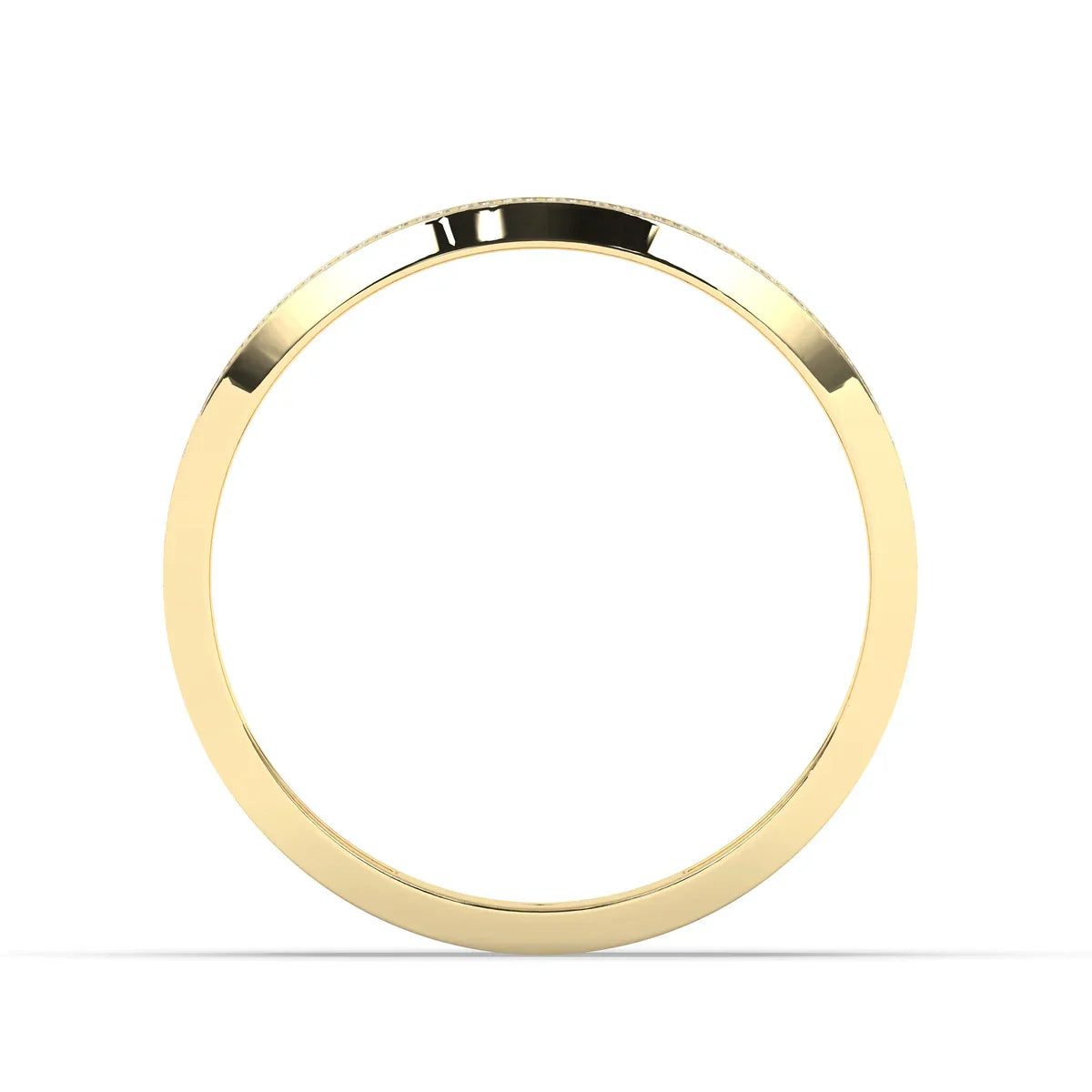 Stunning 1.35 CT Round Moissanite Men's Wedding Band with Micro Design 2