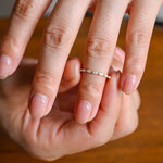 Stunning 0.3 TCW Marquise Moissanite Stones Full Eternity Wedding Band 2