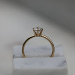 0.75 CT Round Solitaire CVD E/VS2 Diamond Engagement Ring 3