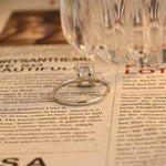 Stunning 3.0 CT Emerald Moissanite Engagement Ring with Solitaire Design 8