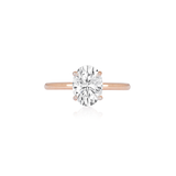Stunning 1.0 CT Oval Moissanite Engagement Ring with Solitaire Design 1