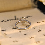 Stunning 3.0 CT Pear Moissanite Engagement Ring with Halo Design 5