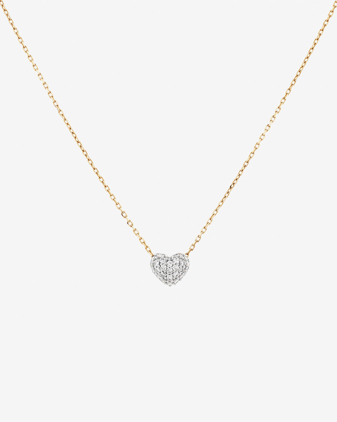 Round Cut Cubic Zirconia in 925 Sterling Silver Necklace 1