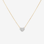 Round Cut Cubic Zirconia in 925 Sterling Silver Necklace 1