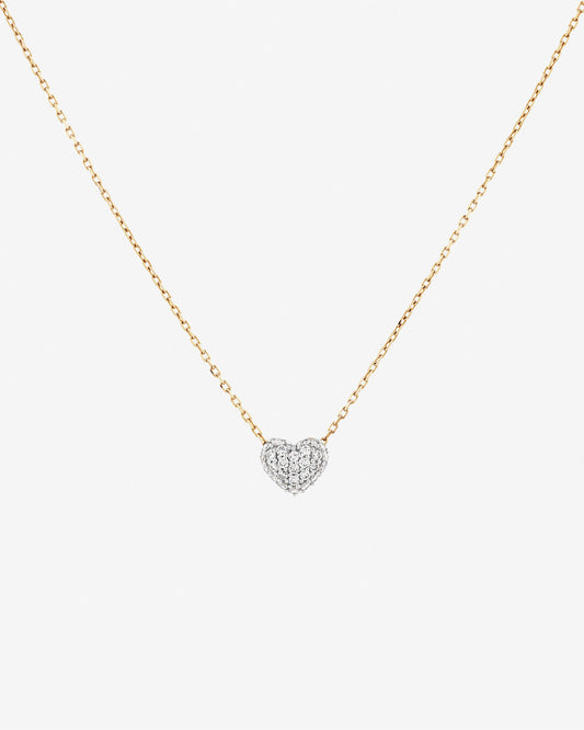 Round Cut Cubic Zirconia in 925 Sterling Silver Necklace 1