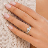 Stunning 1.0 CT Oval Moissanite Engagement Ring in Solitaire Design 5