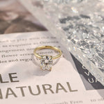 Stunning 3.0 CT Oval Moissanite Engagement Ring with Solitaire Design 1