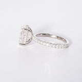 Stunning 3.50 CT Oval Cut Moissanite Engagement Ring with Hidden Halo & Pave Design 5