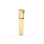 Delicate 0.70 CT Moissanite Solitaire Men's Wedding Band with Princess Cut Stones in Solid Gold 4
