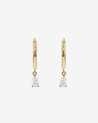 Round Cut Cubic Zirconia in 925 Sterling Silver Earrings 2