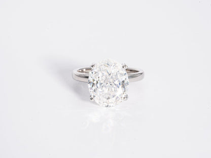 Stunning 3.50 CT Oval Shape Moissanite Engagement Ring with Hidden Halo & Pave Design 1