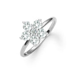 1.0 TCW Round April Diamond Lab Made Diamond- April Birthstone Engagement Ring 5