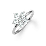 1.0 TCW Round April Diamond Lab Made Diamond- April Birthstone Engagement Ring 5