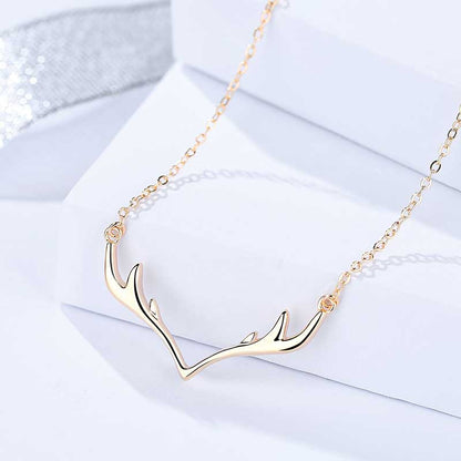 Round Cut Cubic Zirconia in 925 Sterling Silver Necklace 4