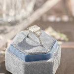Stunning 4.0 CT Radiant Moissanite Engagement Ring with 3 Stones & Pave Design 9