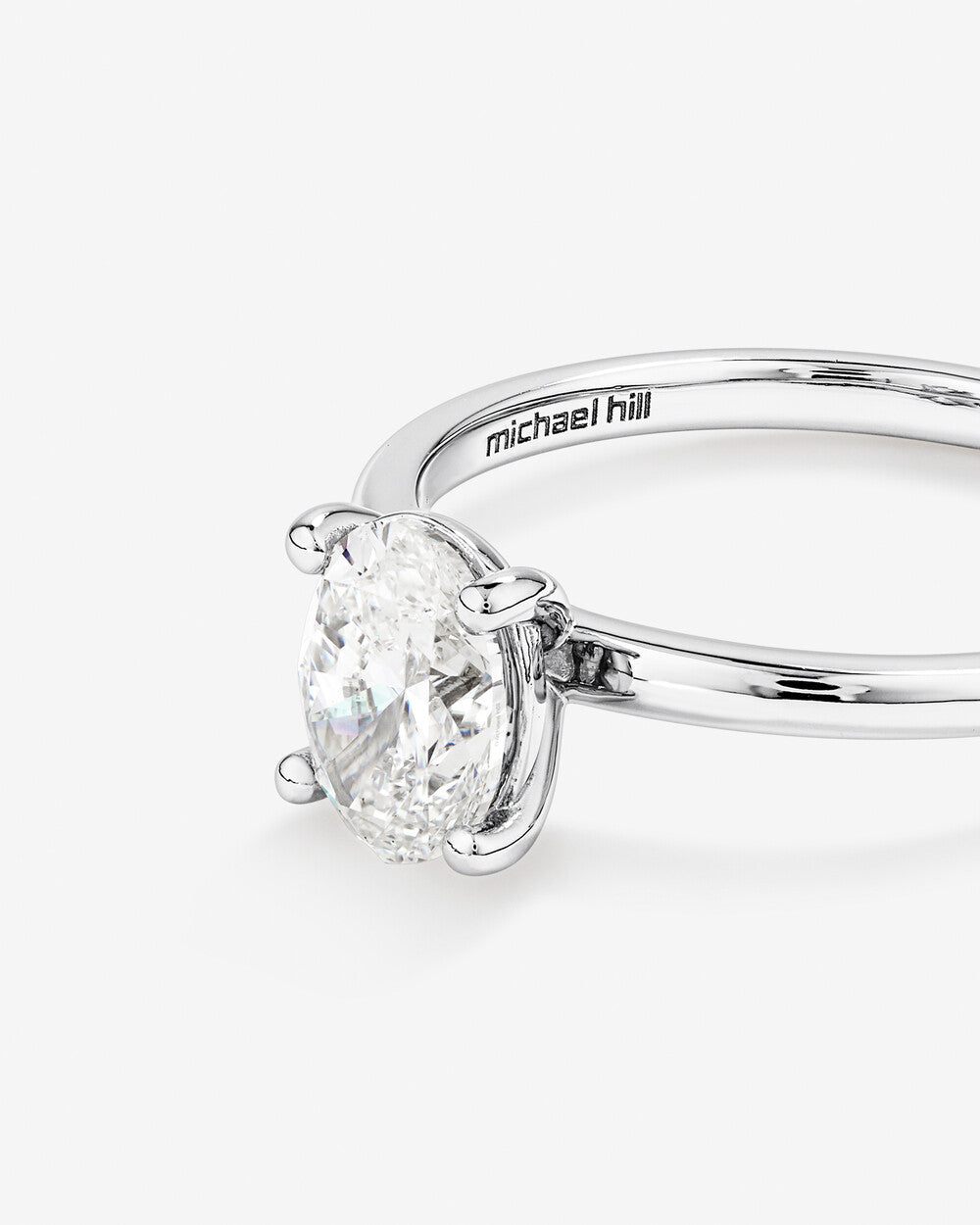 Stunning 1.0 CT Oval Moissanite with a Solitaire Design Engagement Ring 5