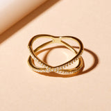 Stunning Criss Cross Wedding Bands 5