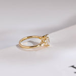 Stunning 1.0 - 2.0 CT Oval Moissanite Engagement Ring with Cluster Design 7