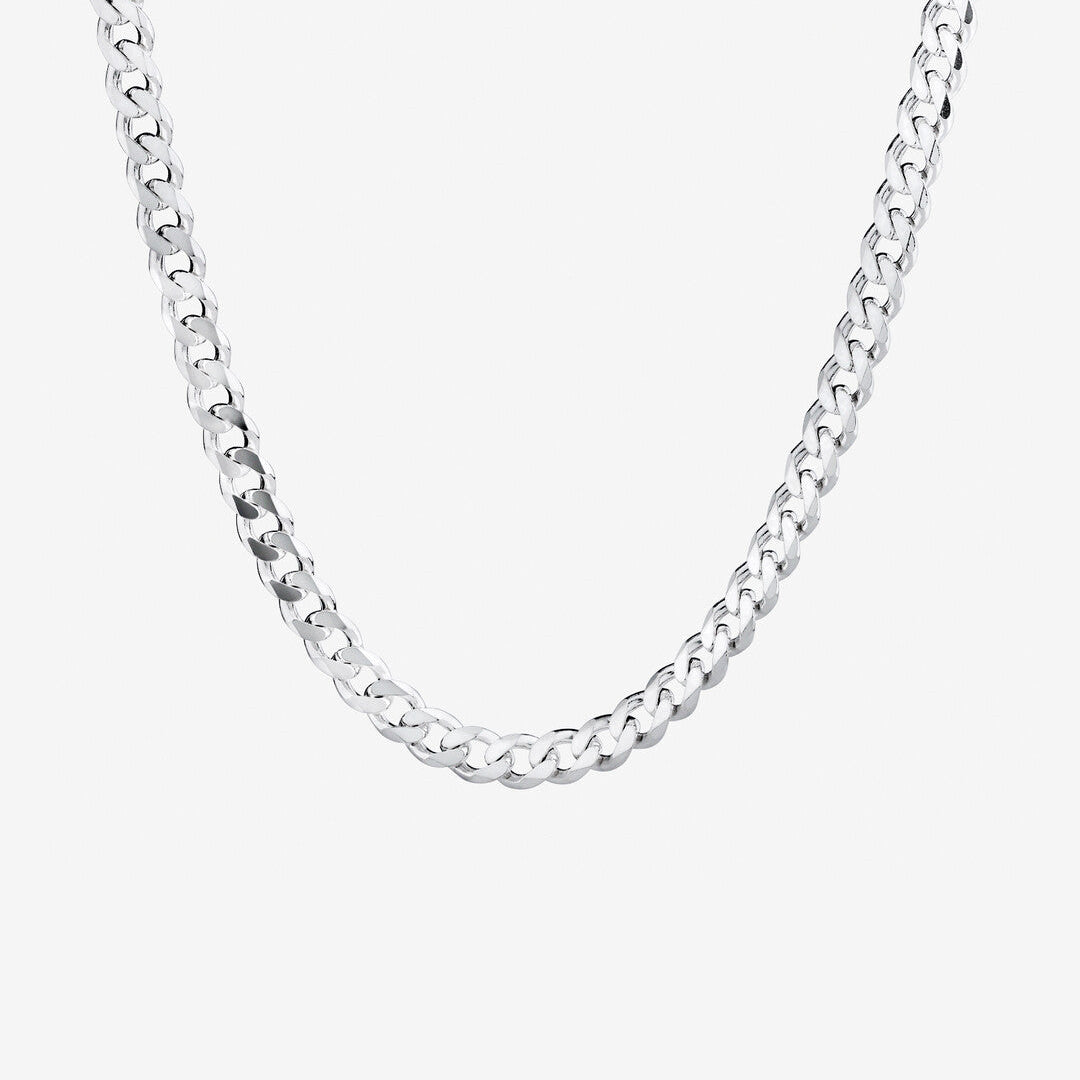 Round Cut Cubic Zirconia in 925 Sterling Silver Necklace 1
