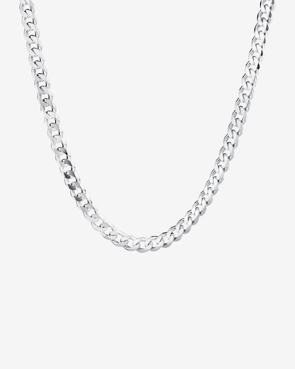 Round Cut Cubic Zirconia in 925 Sterling Silver Necklace 1
