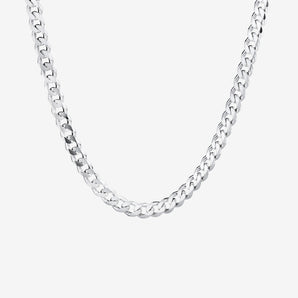 Round Cut Cubic Zirconia in 925 Sterling Silver Necklace