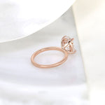 Stunning 3 CT Oval Moissanite Engagement Ring with Solitaire Design 3