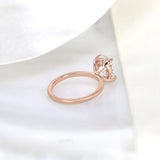 Stunning 3.0 CT Oval Moissanite Engagement Ring with Solitaire Design 3