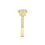 Stunning 3.0 CT Oval Moissanite Engagement Ring with  Pave Design 4