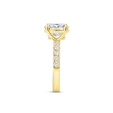 Stunning 3.0 CT Oval Moissanite Engagement Ring with  Pave Design 4