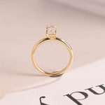 Stunning 1.0 - 2.0 CT Emerald Moissanite Engagement Ring with Solitaire Design 8