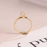 Stunning 1.0 - 2.0 CT Emerald Moissanite Engagement Ring with Solitaire Design 8