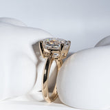 Classic 5.0 CT Oval Moissanite Engagement Ring with Solitaire Design 6