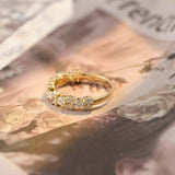 0.2 TCW Round Cut Moissanite Bridal Wedding Band 2