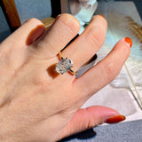 Stunning 4.5 CT Oval Moissanite Engagement Ring with Solitaire Design 1