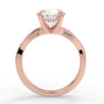 Stunning 2.0 CT Round Moissanite Engagement Ring with Solitaire Design 9