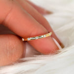 Stunning 0.11 TCW Round Moissanite Stones Flush Wedding Bands 5