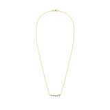 2 CT Round Emerald Lab Made Diamond-May Birthstone Necklace 5