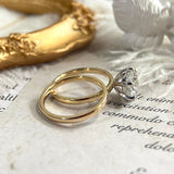 3.0 CT Round Shaped Moissanite Bridal Ring Set With Solitaire Style 4