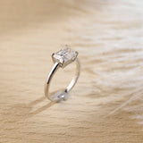 Stunning 3.0 CT Radiant Moissanite Engagement Ring with Solitaire Design 2