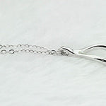 Round Cut Cubic Zirconia in 925 Sterling Silver Necklace 5