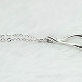 Round Cut Cubic Zirconia in 925 Sterling Silver Necklace 5