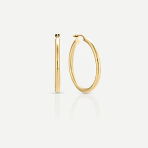 Classic Hoop Earrings in Gold