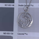 Round Cut Cubic Zirconia in 925 Sterling Silver Necklace 4