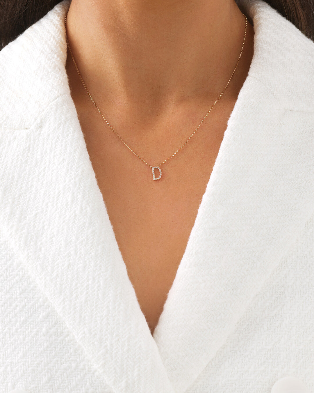 Round Cut Cubic Zirconia in 925 Sterling Silver Necklace 4