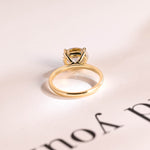 Stunning 1.0 - 2.0 CT Oval Moissanite Engagement Ring with Solitaire Design 3