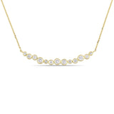Round Cut Cubic Zirconia in 925 Sterling Silver Necklace 4