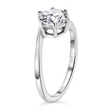 Round Cut Swirl Style Cubic Zirconia in 925 Sterling Silver TJC050 4