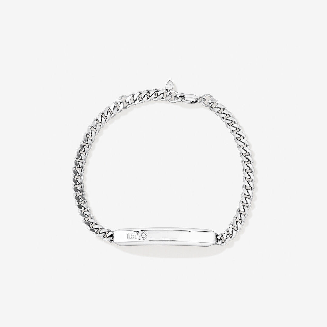 Round Cut Cubic Zirconia in 925 Sterling Silver Bracelet 1