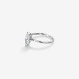 Stunning 1.25 CT Marquise Moissanite Engagement Ring Solitaire Design 2