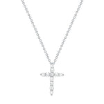 Classic 1.0 TCW Moissanite Diamond Solitaire Pendant Necklace in Solid Gold 3